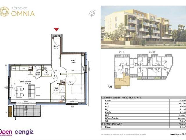 Appartement en Vente à Thionville