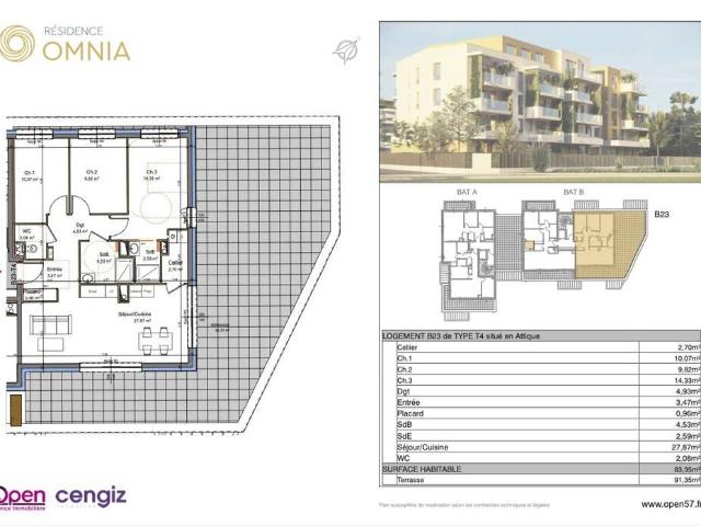 Appartement en Vente à Thionville