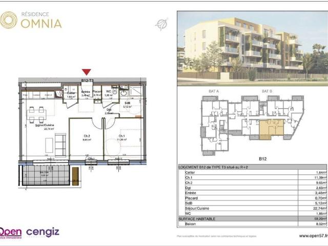Appartement en Vente à Thionville