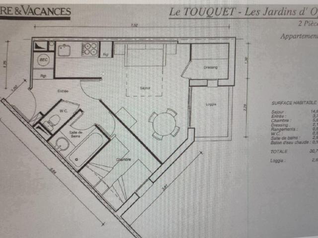 Appartement en vente à Touquet Paris Plage, Hauts de France, 253000€