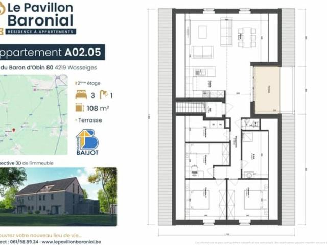 Appartement en Vente à Wasseiges