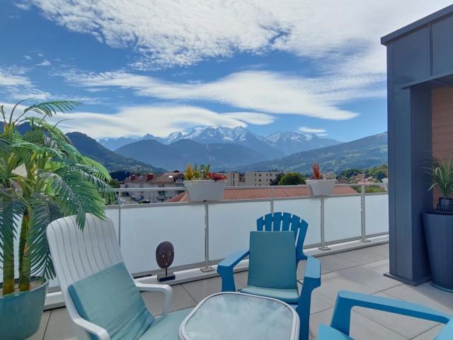 Appartement en Attique Avec Vue sur le Mont Blanc 70m² Saint Gervais Les Bains