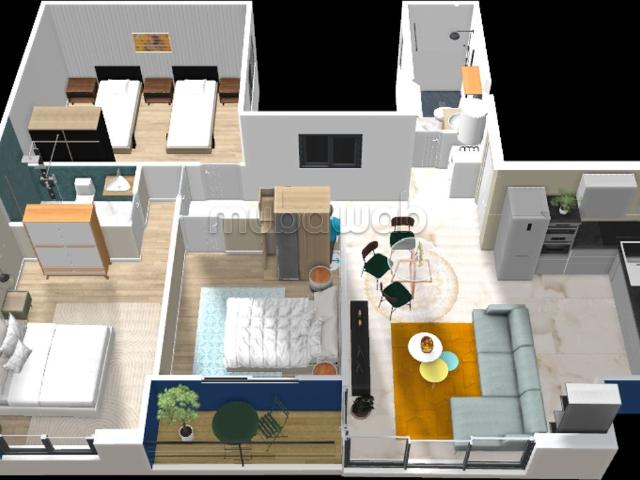 Appartement en construction vue sur la mer BOUJIBAR