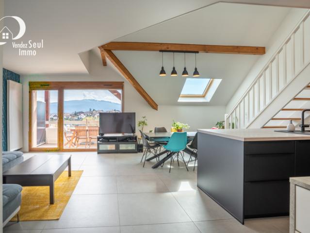 Appartement en dernier étage 4 pièces, 90.81 m2 1 terras