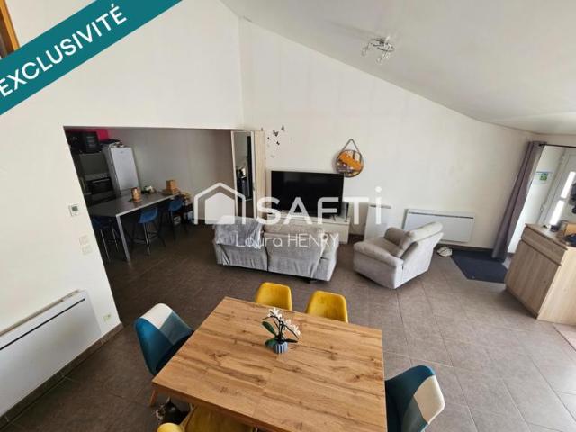 Bel appartement renové, avec balcon et jardinet