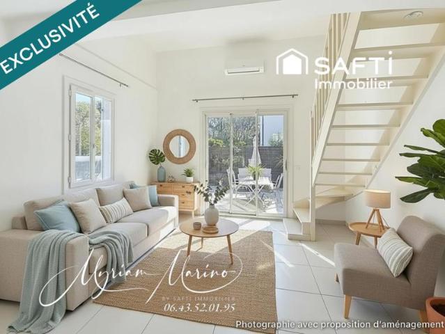 Appartement en duplex terrasse et jardin saint aygulf