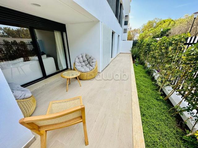 Appartement en location à Casablanca Finance City. Superficie 125 m². Meublé