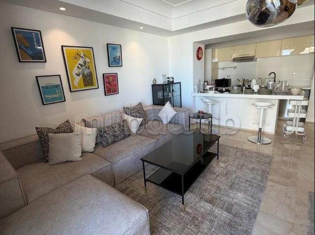 Appartement en location à Casablanca Finance City. 1 Pièce. Bien meublé