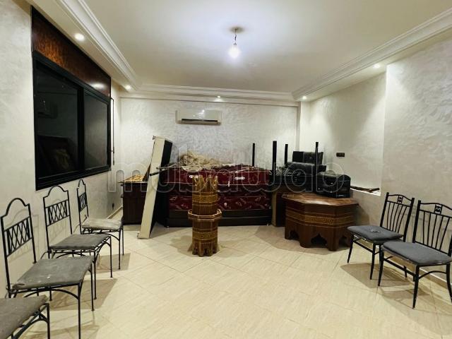 Appartement en location à Guéliz. Surface de 150 m². Double vitrage et chauffage central