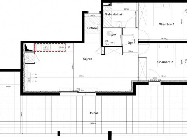 Appartement en résidence SAUVIAN