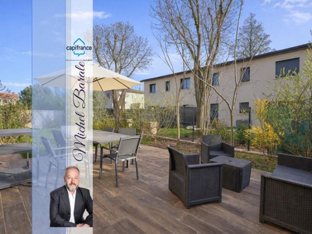 Appartement en rez de jardin, 4 chambres, terrain de 180m2 et grande terrasse à FRANCHEVILLE 69