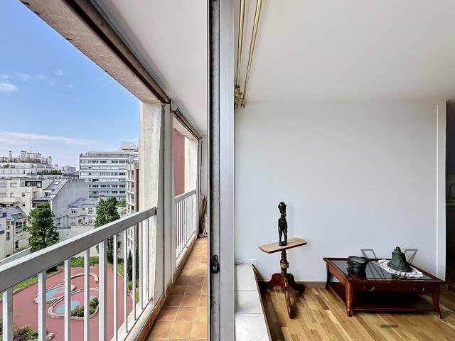 Appartement ensoleillé avec 2 balcons