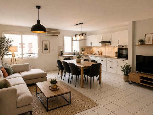Appartement F3 + garage 65m² Perpignan