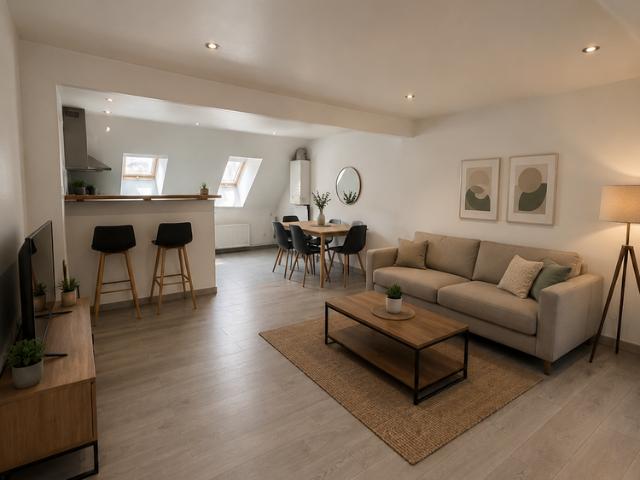 Appartement f2 au centre ville d'audincourt