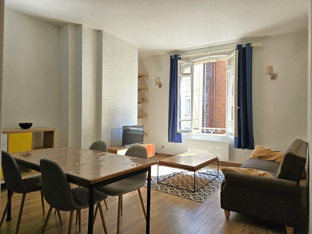 Appartement F2 meublé, 44m² Hypercentre de Rouen