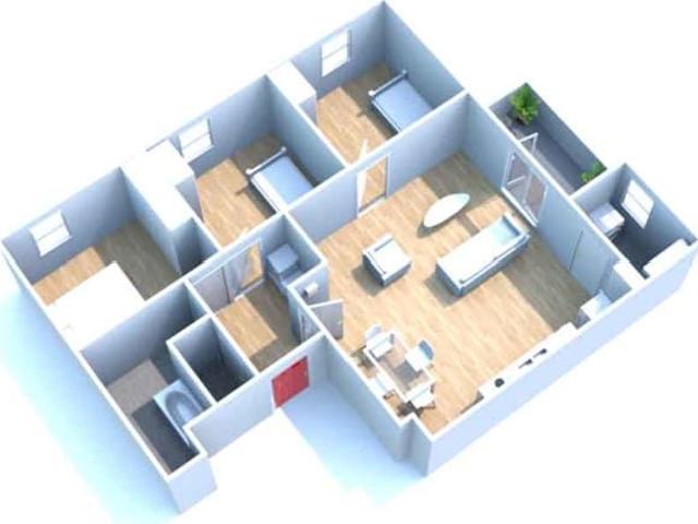 Appartement F4 récent à louer à Cany Barville