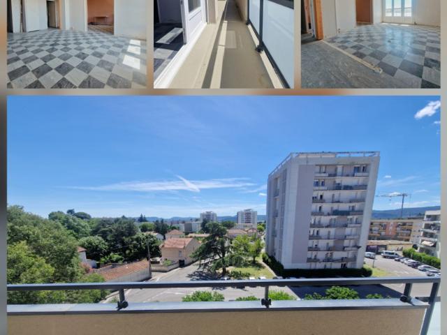 Appartement F5 avec balcon et vue degagée + cave