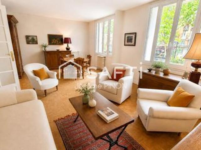 Appartement familial, traversant et lumineux
