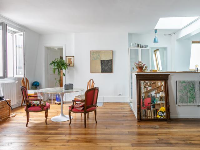 Appartement familial au dernier étage proche Aligre