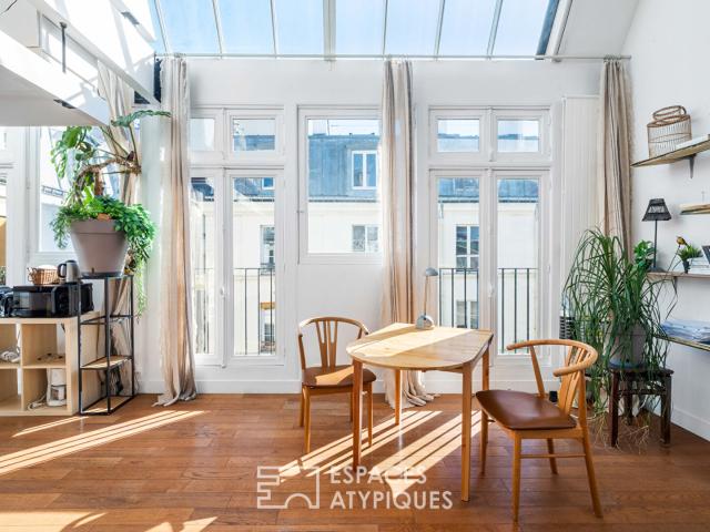 Appartement familial avec atelier d'artiste en dernier étage