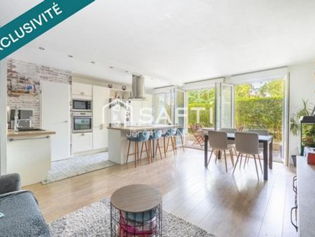 Appartement familial avec jardin, esprit maison