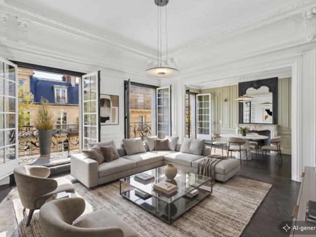 Appartement familial d'exception au dernier étage avec balcon te
