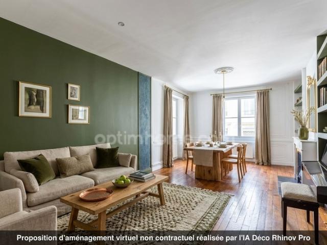 Appartement familial rénové de 107 m² Coeur Presqu'Île Lyon 1er