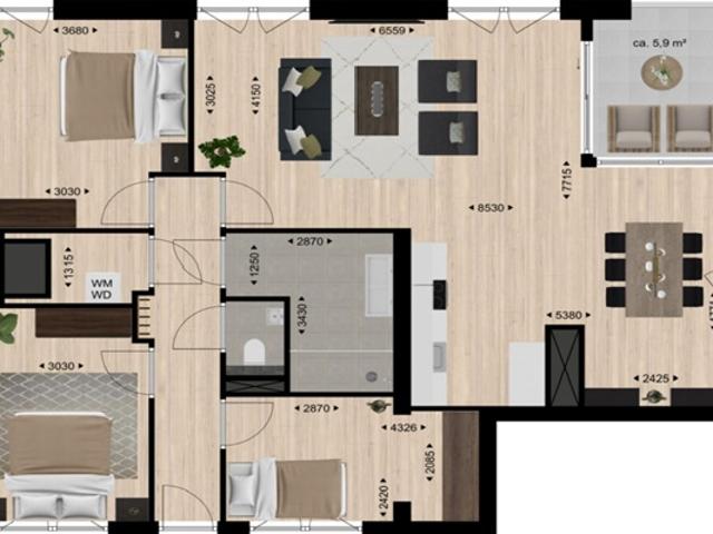 Appartement Frederikstraat in Tilburg