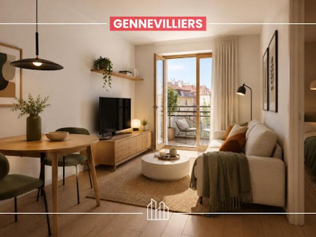 Appartement Gennevilliers 2 pièces RÉSIDENCE ROBERT PROX COMMERCES