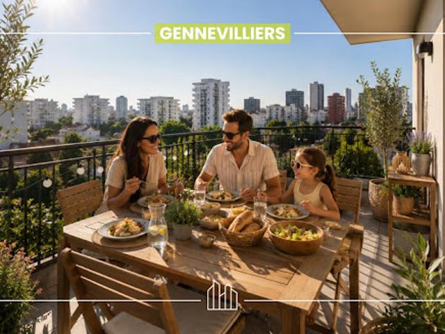 Appartement Gennevilliers 3 pièces RÉSIDENCE ROMY PROCHE ÉCOLE