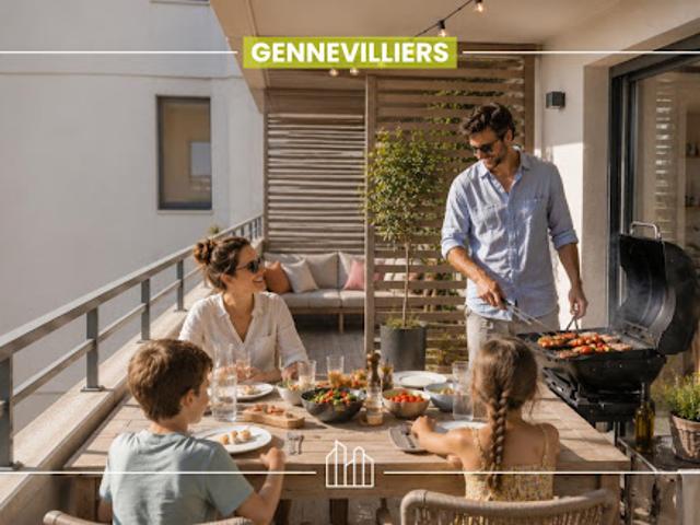 Appartement Gennevilliers 4 pièces CLOS SELENA PROX TRANSPORTS