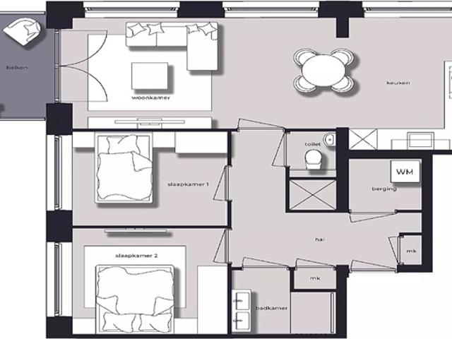 Appartement Grasweg in Amsterdam
