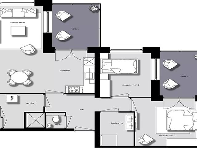 Appartement Grasweg in Amsterdam