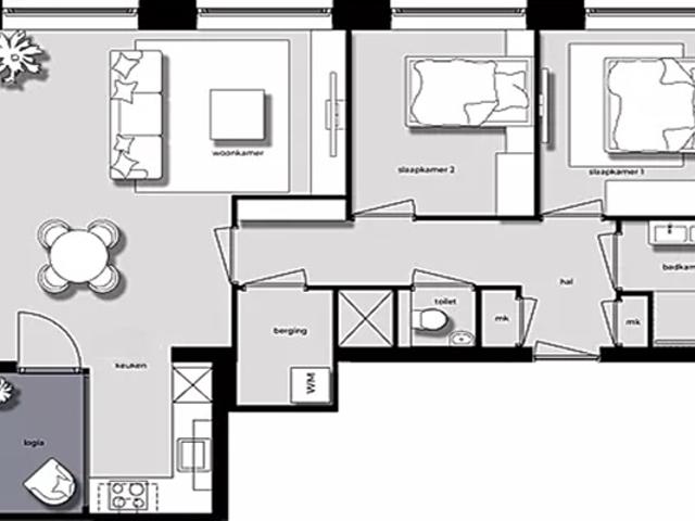 Appartement Grasweg in Amsterdam