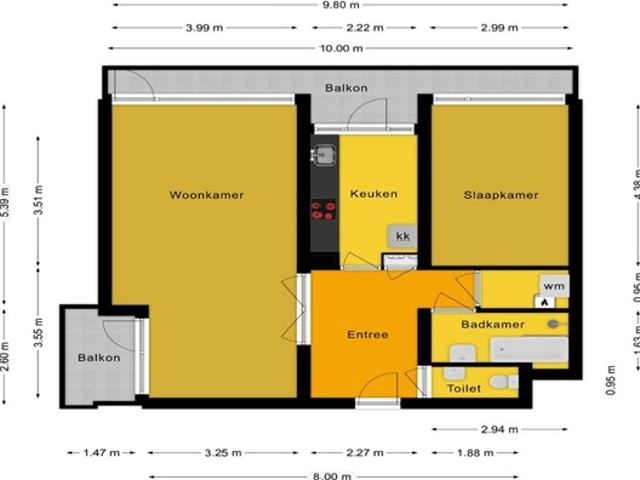 Appartement Hakfortlaan in Arnhem