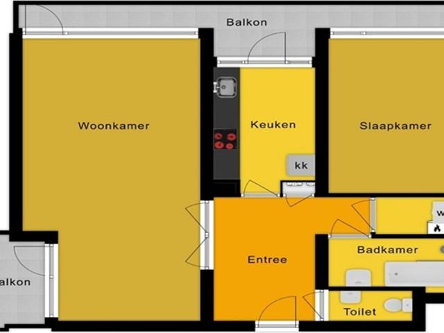 Appartement Hakfortlaan in Arnhem