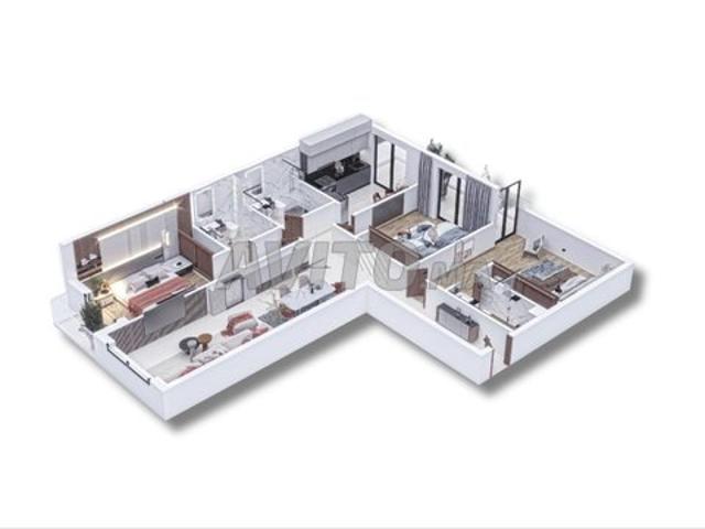 Appartement haut standing de 117 m² – Casablanca