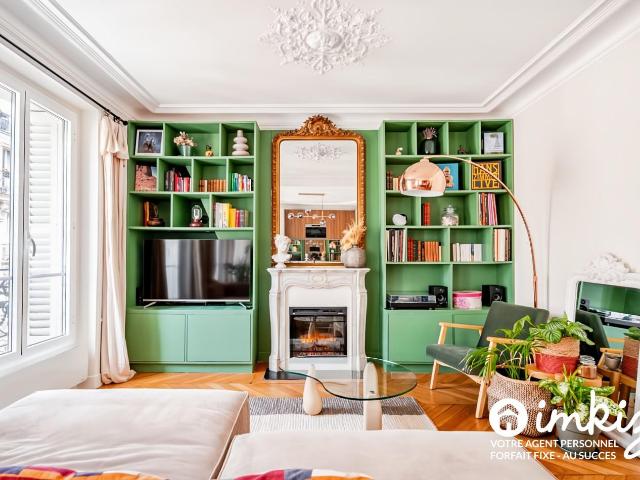 Appartement haussmannien haut de gamme