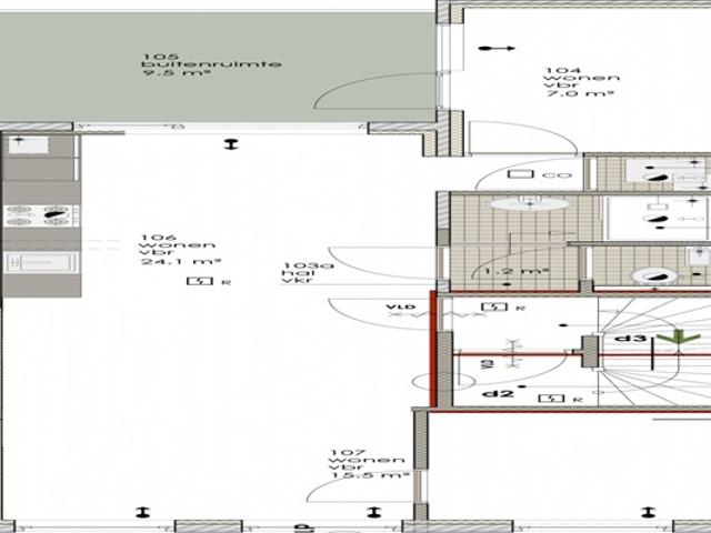 Appartement Hoge Rijndijk in Leiden