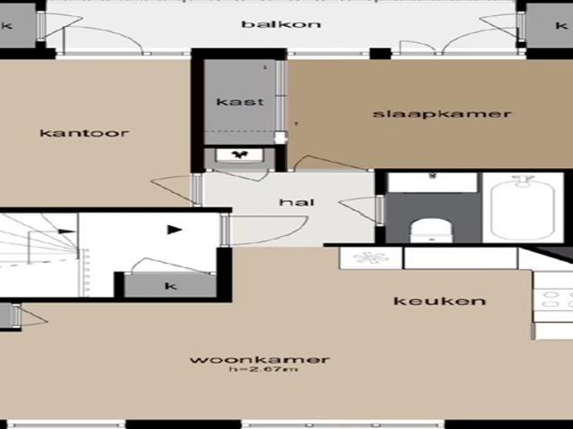 Appartement Hudsonstraat in Amsterdam
