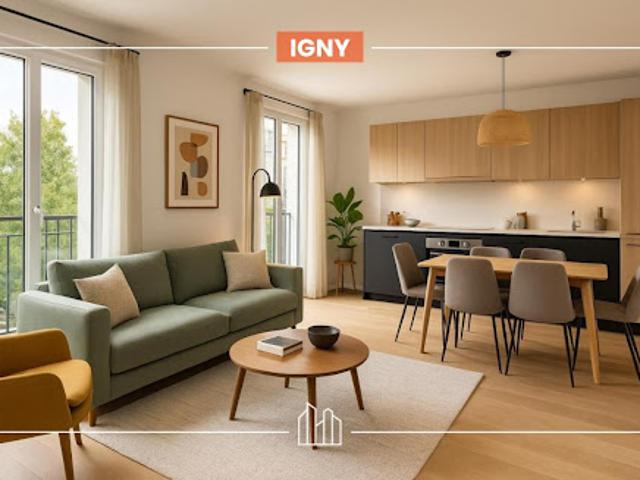 Appartement Igny 3 pièces CENTRE VILLE PROX TRANSPORTS