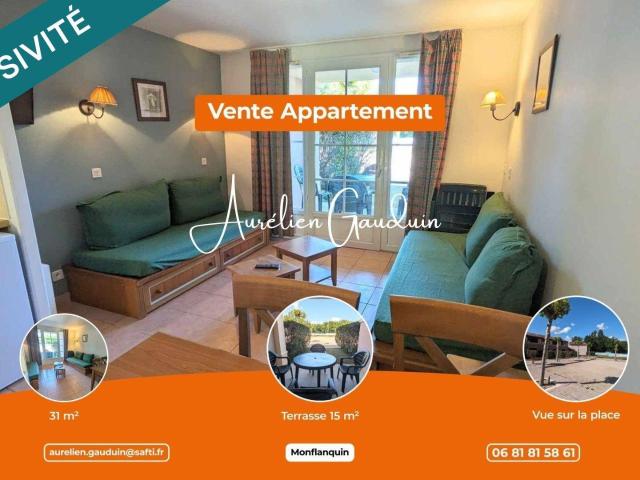 Appartement idéale pour résidence secondaire et revenu locatif