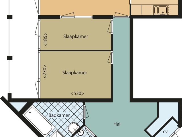 appartement in Tilburg, Anna Paulownahof