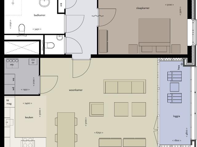 appartement in Tilburg, Buxusplaats