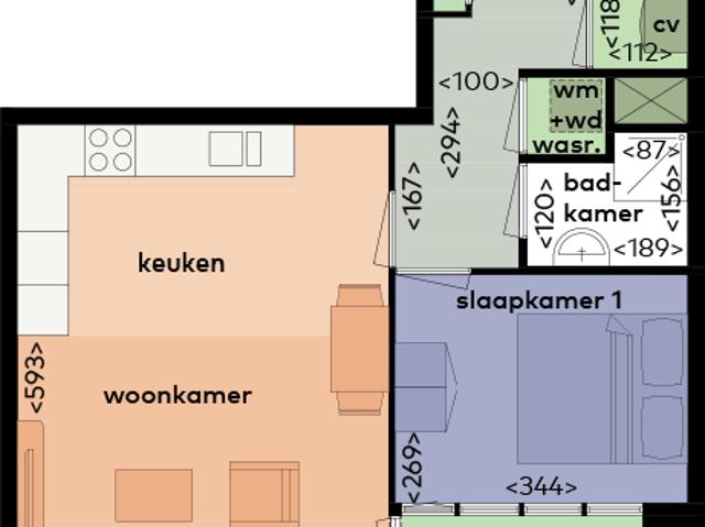 appartement in Utrecht, Wenenpromenade