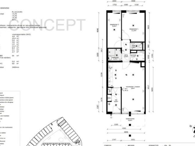appartement in Almere, Odysseestraat