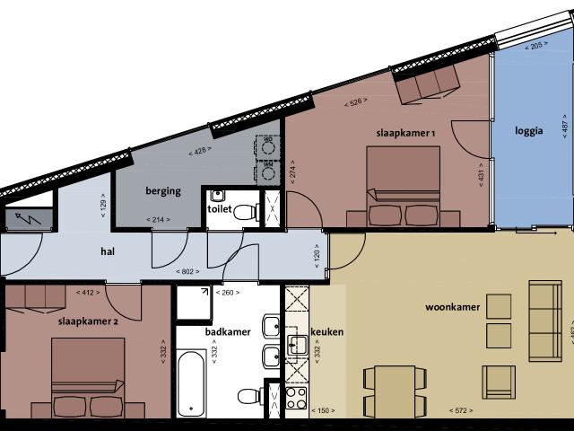 appartement in Amsterdam, Brigantijnkade