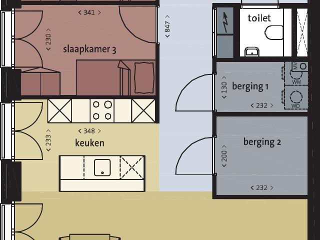 appartement in Amsterdam, Daguerrestraat