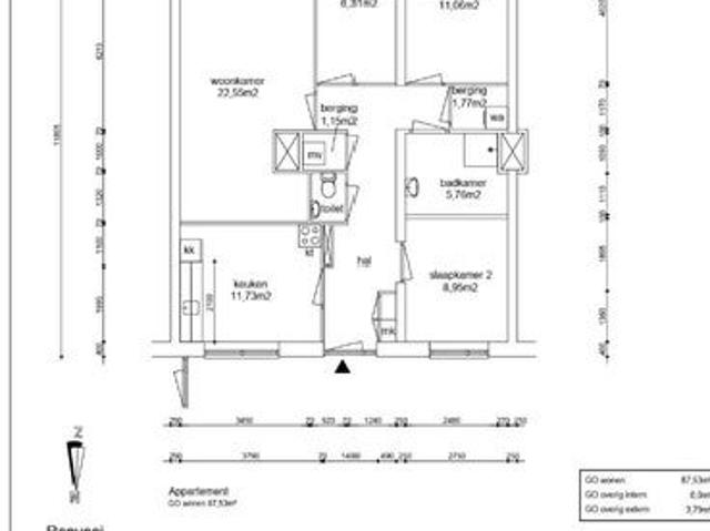 appartement in Amsterdam, Derkinderenstraat