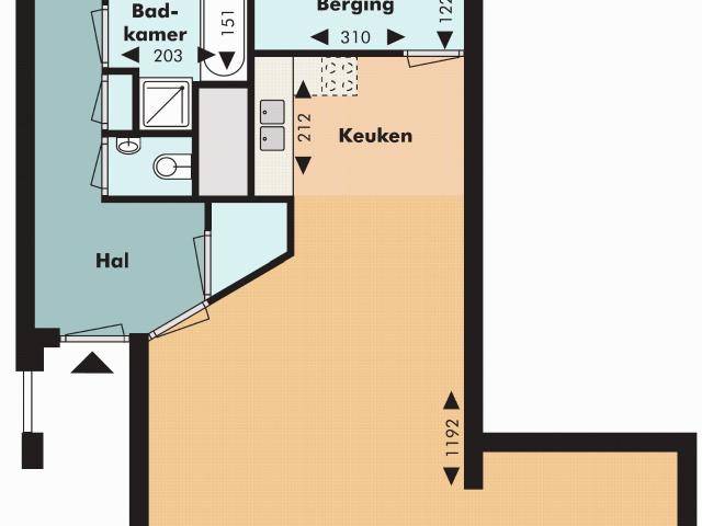 appartement in Bergen op Zoom, Ansjovislaan